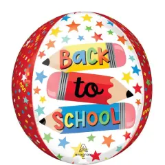 Orbz&reg; 16" Write On Back to School Foil Balloon