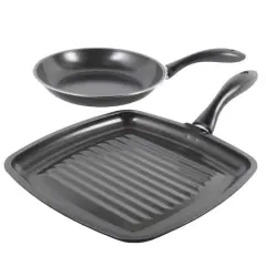 Gibson&reg; Westleton Black 2-Piece Cookware Set
