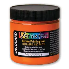 Jacquard Versatex Screen Printing Ink, 4oz. 303 Orange