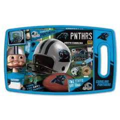 NFL Retro Series Cutting BoardCarolina Panthers