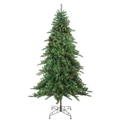 7.5ft. Pre-Lit Eden Spruce Artificial Christmas Tree, Clear Lights
