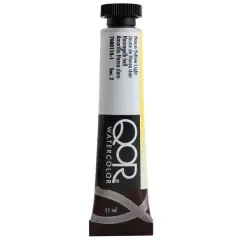 QoR&trade; Watercolor Tube, 11mL Hansa Yellow Light