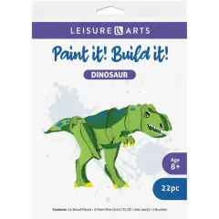 Leisure Arts Wood Build It T-Rex
