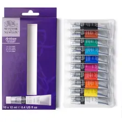 Winsor & Newton&trade; Artisan Water Mixable Oil Colour&trade; 10 Color Paint Set