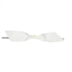 JAM Paper 7/8" Grosgrain Twist Tie Flair Bows, 100ct. Antique White