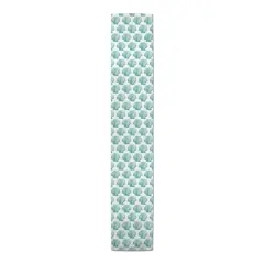 Shells Indoor/Outdoor Table Runner Teal Shells