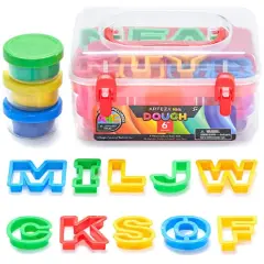 Arteza&reg; Kids Alphabet Dough Kit, 32 pcs