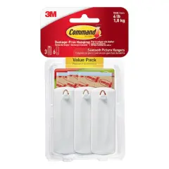 3M Command&trade; Sawtooth Picture Hangers Value Pack