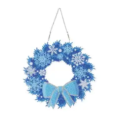 8" Snowflake Wreath Diamond Art Kit by Make Market&reg;