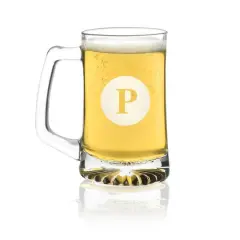 Hortense B. Hewitt Co. Engraved Glass Mug P