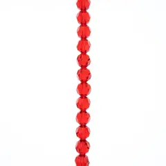 Preciosa Glass Crystal Round Beads, 6mm by Bead Landing&trade; Light Siam