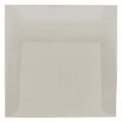JAM Paper 5.5" x 5.5" Square Translucent Vellum Invitation Envelopes, 25ct. Platinum Silver