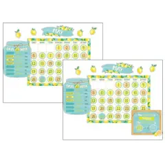 Teacher Created Resources Lemon Zest Calendar Bulletin Board Set, 2ct.