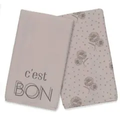 C'est Bon Tea Towel Set Brown