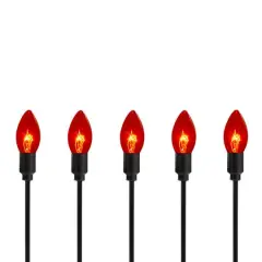 10ct. Orange C9 Bulb Halloween Pathway Markers