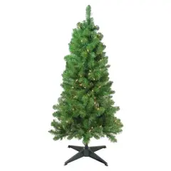 4ft. Pre-Lit Noble Fir Artificial Christmas Tree, Clear Lights