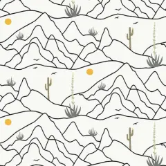 Elana Gabrielle Desert Afternoon Peel & Stick Wallpaper Tuxedo