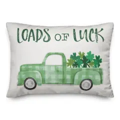 Loads of Luck Throw Pillow