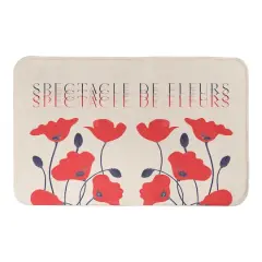 Spectacle De Fleurs 34" x 21" Bath Mat