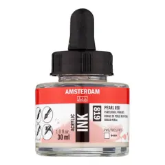 Amsterdam Acrylic Ink, 1oz. 819 Pearl Red