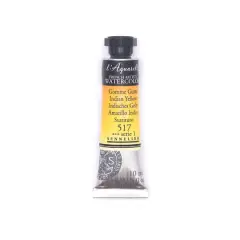 Sennelier French Artists' Watercolor, 10mL 517 Indian Yellow S1