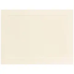 JAM Paper 5" x 7" Ivory Panel Blank Flat Note Cards