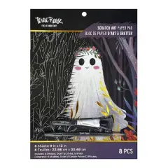 Brea Reese&trade; 9" x 12" Glam Ghosts Scratch Art Paper Pad