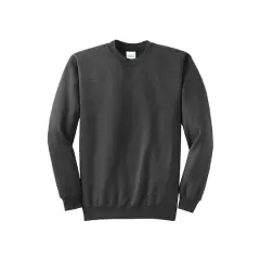 Port & Company&reg; Neutrals Core Fleece Crewneck Sweatshirt Dark Heather Grey