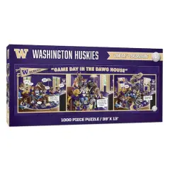 College Game Day in the Dog House 1,000 Piece Puzzle Washington Huskies