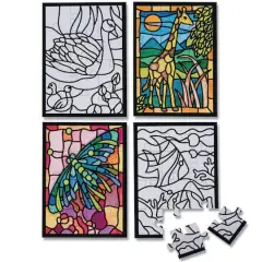 S&S&reg; Worldwide 5" Velvet Art Puzzle, 24ct.