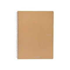 Fabriano&reg; Ecoqua Original Spiral-Bound A4 Lined Notebook Beige