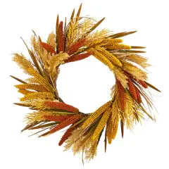 25" Sorghum Harvest Wreath