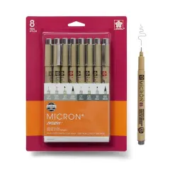 Micron&reg; Brush&trade; Gray Pen Set