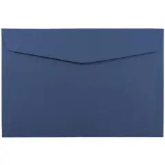 JAM Paper 6" x 9" Presidential Blue Booklet Premium Envelopes, 25ct.