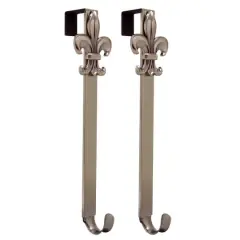 Haute Decor Fleur De Lis Adjustable Wreath Hangers, 2ct. Oil Rubbed Bronze
