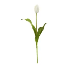 Dutch Tulip Artificial Flower Stem, 12ct. White