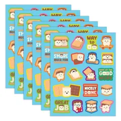 Teacher Created Resources&reg; S'mores Smelly Stickers, 6 Packs of 144