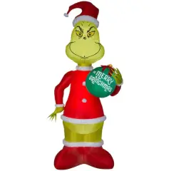 11ft. Airblown&reg; Inflatable Christmas Grinch with Ornament