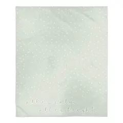 Snowy Calm Bright 50x60 Sherpa Fleece Blanket