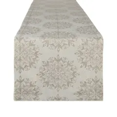 DII&reg; 72'' Winter Sparkle Jacquard Table Runner