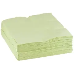 JAM Paper Medium Lunch Napkins, 100ct. Leaf Green
