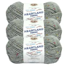 3 Pack Lion Brand&reg; Heartland&reg; Tweed Yarn Mount Rainier Tweed