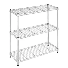 Whitmor 3-Tier Supreme Wide Chrome Shelves