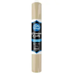 PA Vinyl Gloss Permanent Adhesive Vinyl Beige