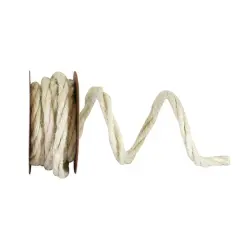 Reliant 3/8" x 25yd. Jute Ribbon Ivory