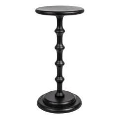 Hello Honey&reg; 25" Pedestal Cocktail Side Table Black