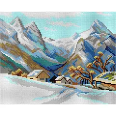 Orchidea Gobelin Edward Theodore Compton - Winter Landscape Halfstitch Canvas