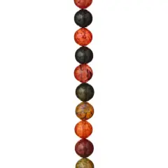 Multicolor Agate Round Beads, 10mm by Bead Landing&trade;