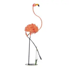 47.5" Standing Flamingo Garden D&eacute;cor