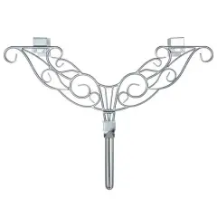 Village Lighting Adjustable Antler Wreath Hanger Silver